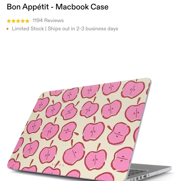 Burga Macbook Air 13.6 case